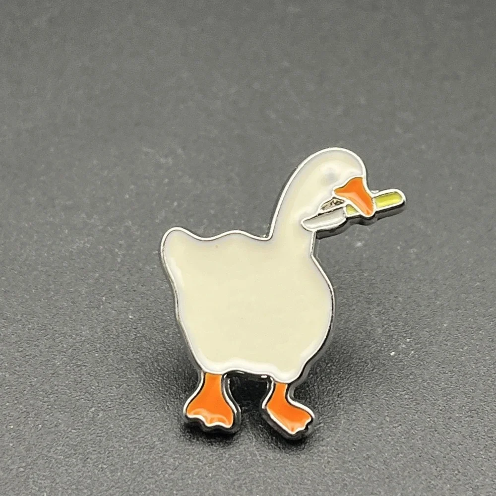 Untitled Goose Game Knife Cute Funny‎ Meme Lapel Hat Pin
